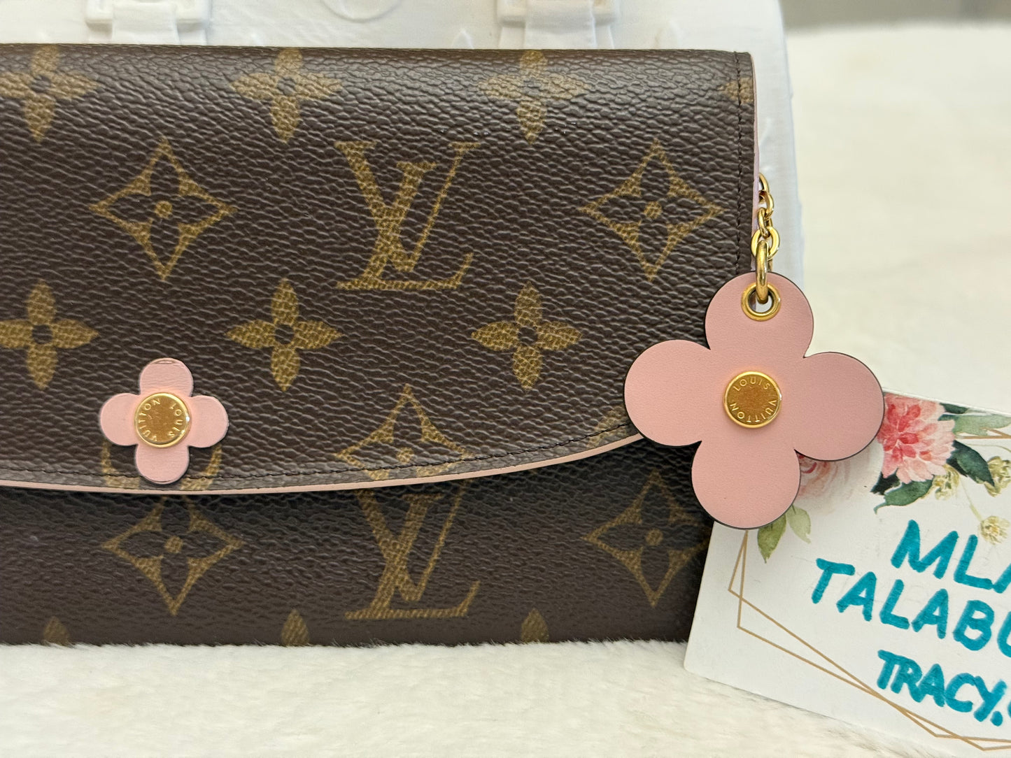 LIMITED EDITION Louis Vuitton Emilie Blooms Flower Wallet