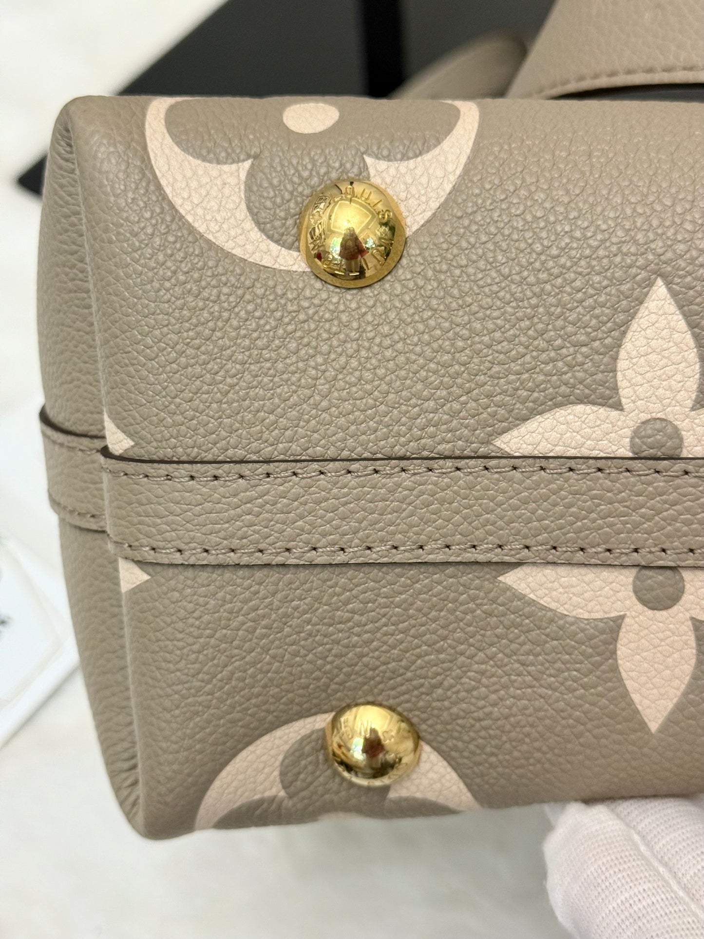 Louis Vuitton Carryall PM Bicolor Dove/Cream Bag