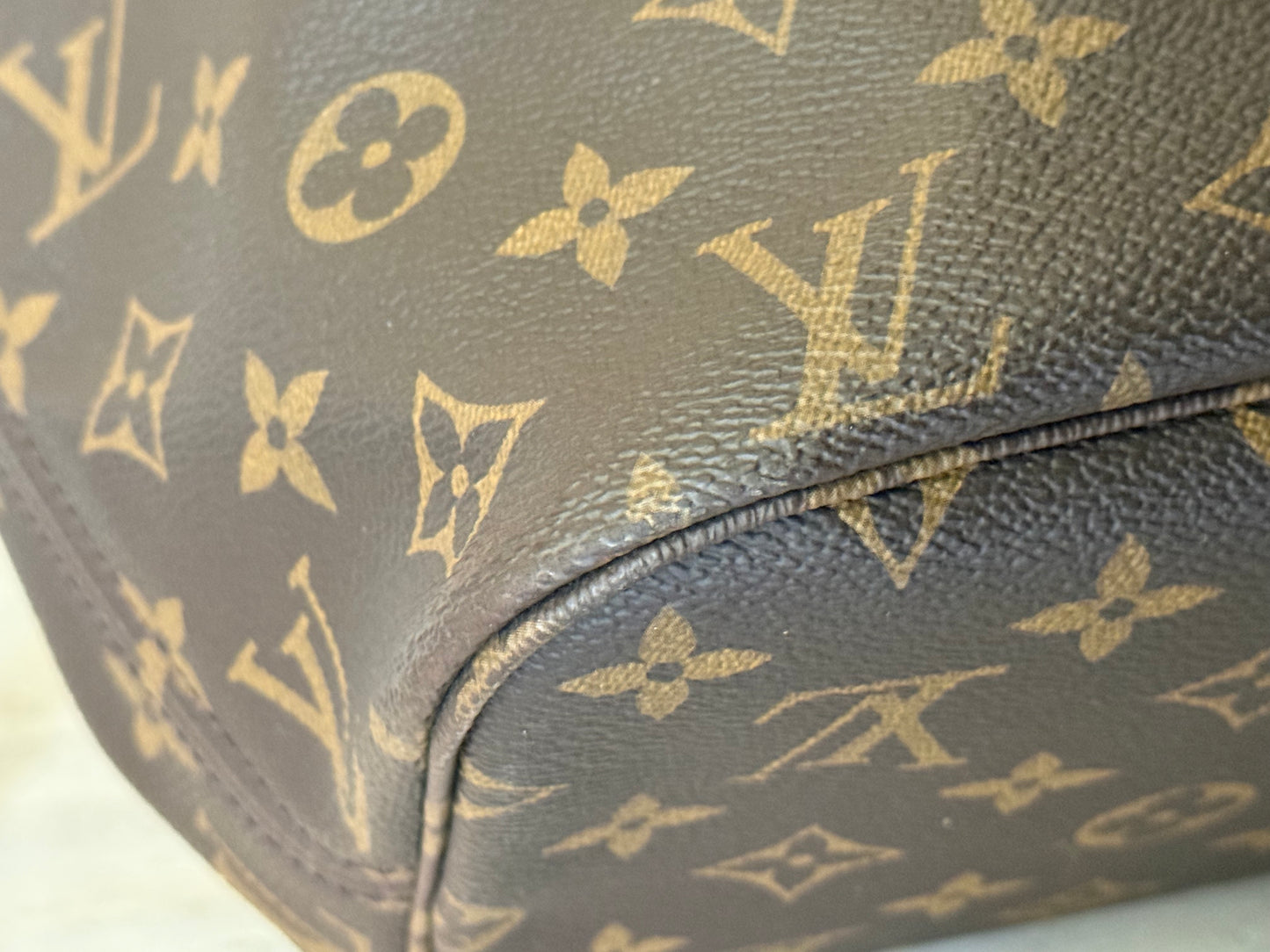 Louis Vuitton Neverfull MM Mono Pivoine Bag Only