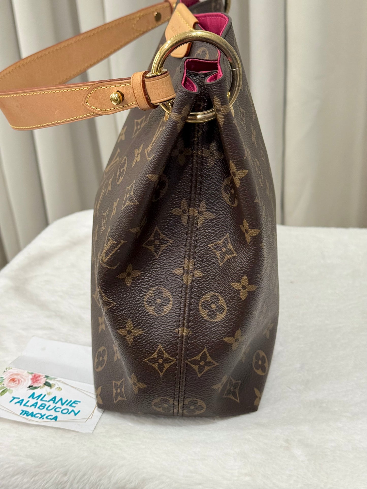 Louis Vuitton Graceful PM Mono Pivoine