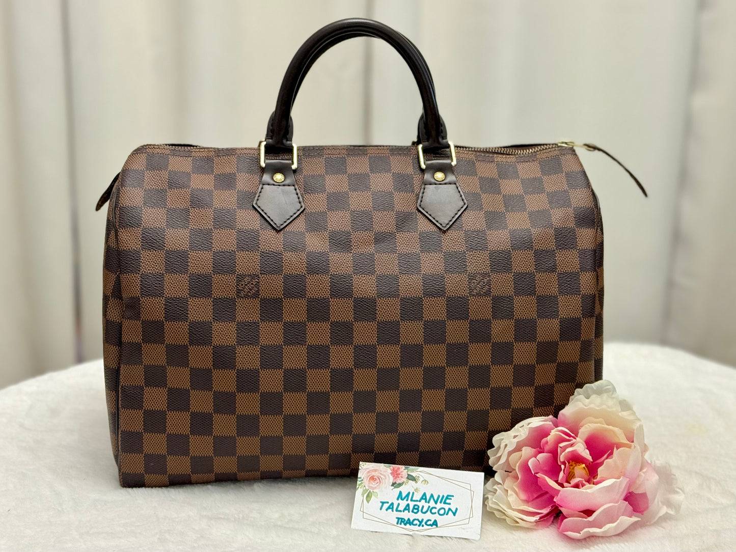 Louis Vuitton Speedy 35 Damier Ebene