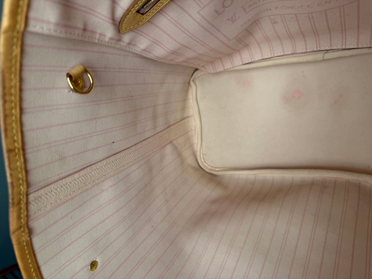 Louis Vuitton Neverfull MM Damier Azur Rose Ballerine