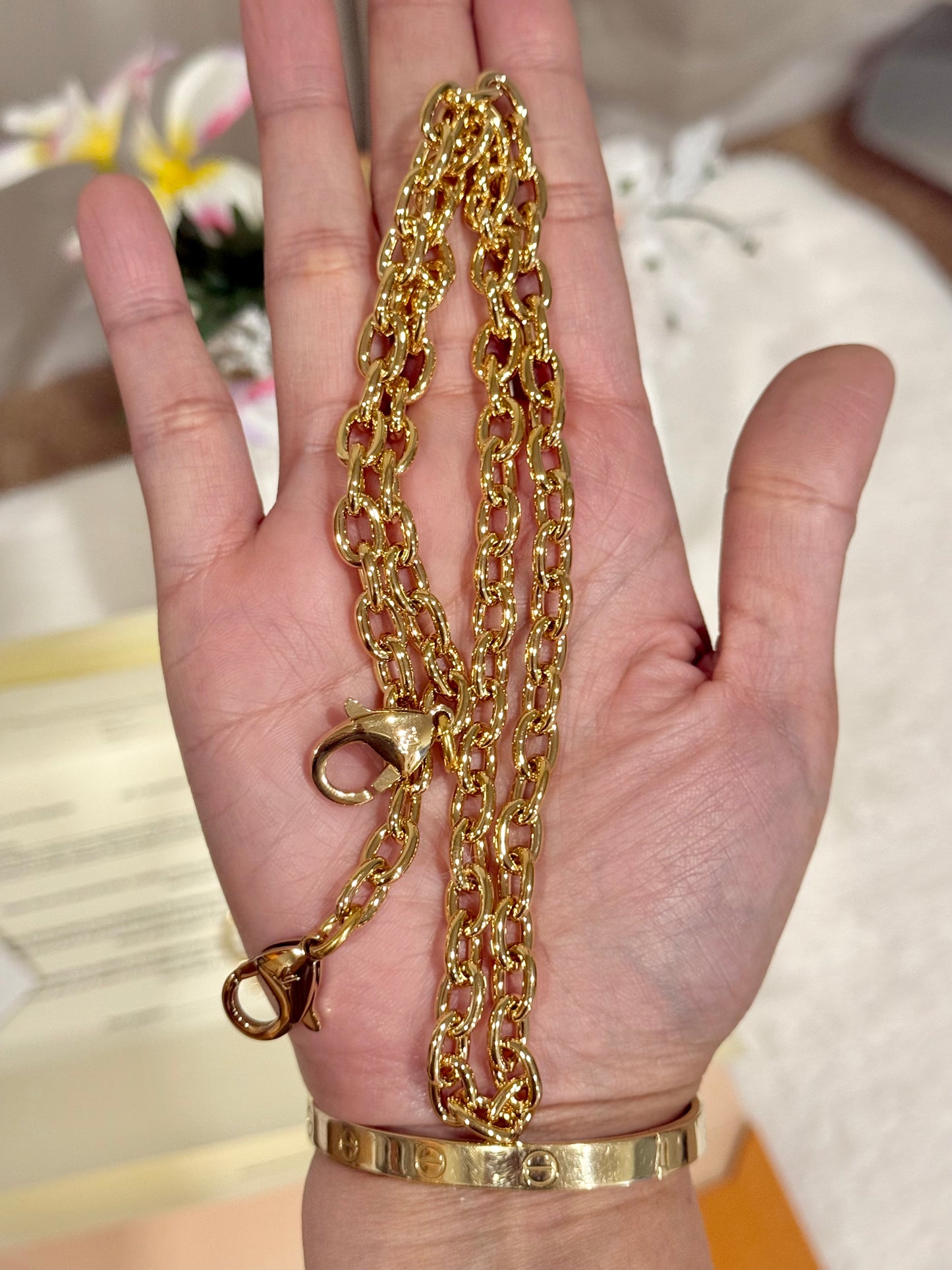 Louis Vuitton Metal Chain Strap from Pochette Camille