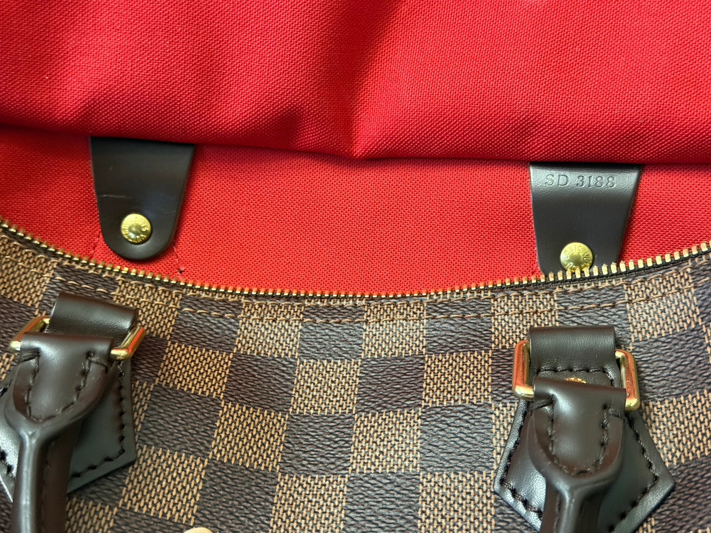 Louis Vuitton Speedy 30 Bandouliere Damier Ebene