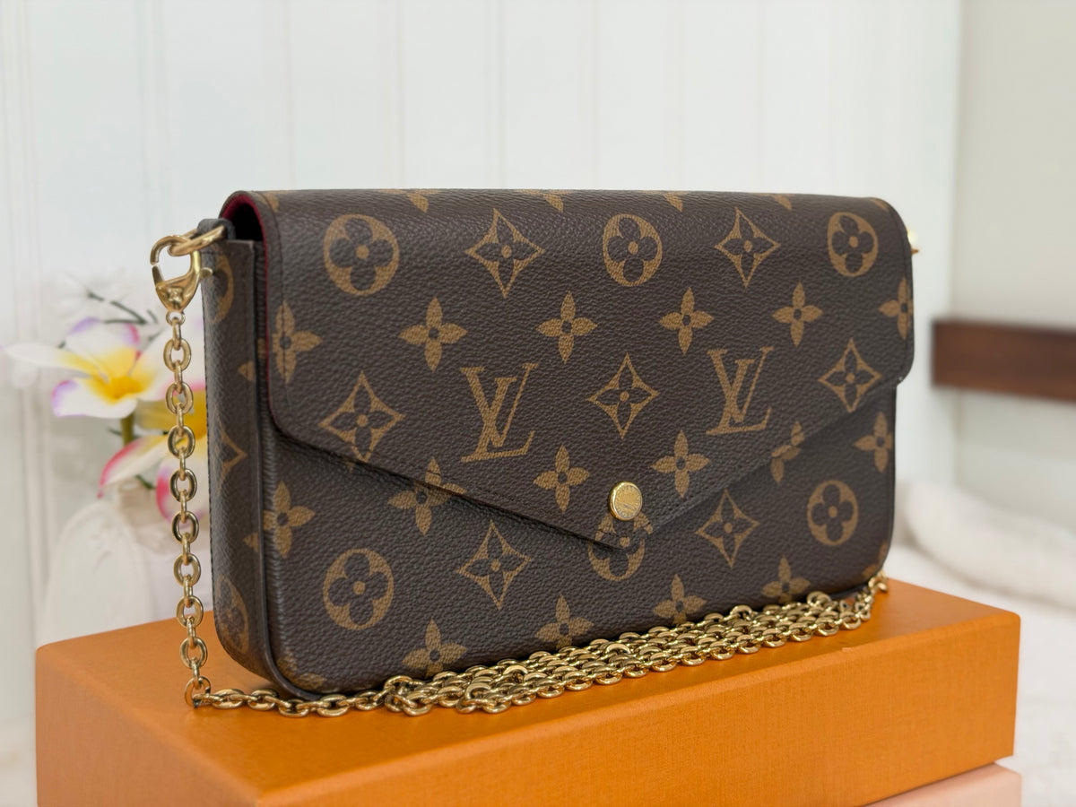 Louis Vuitton Pochette Felicie Mono with inserts FULL SET