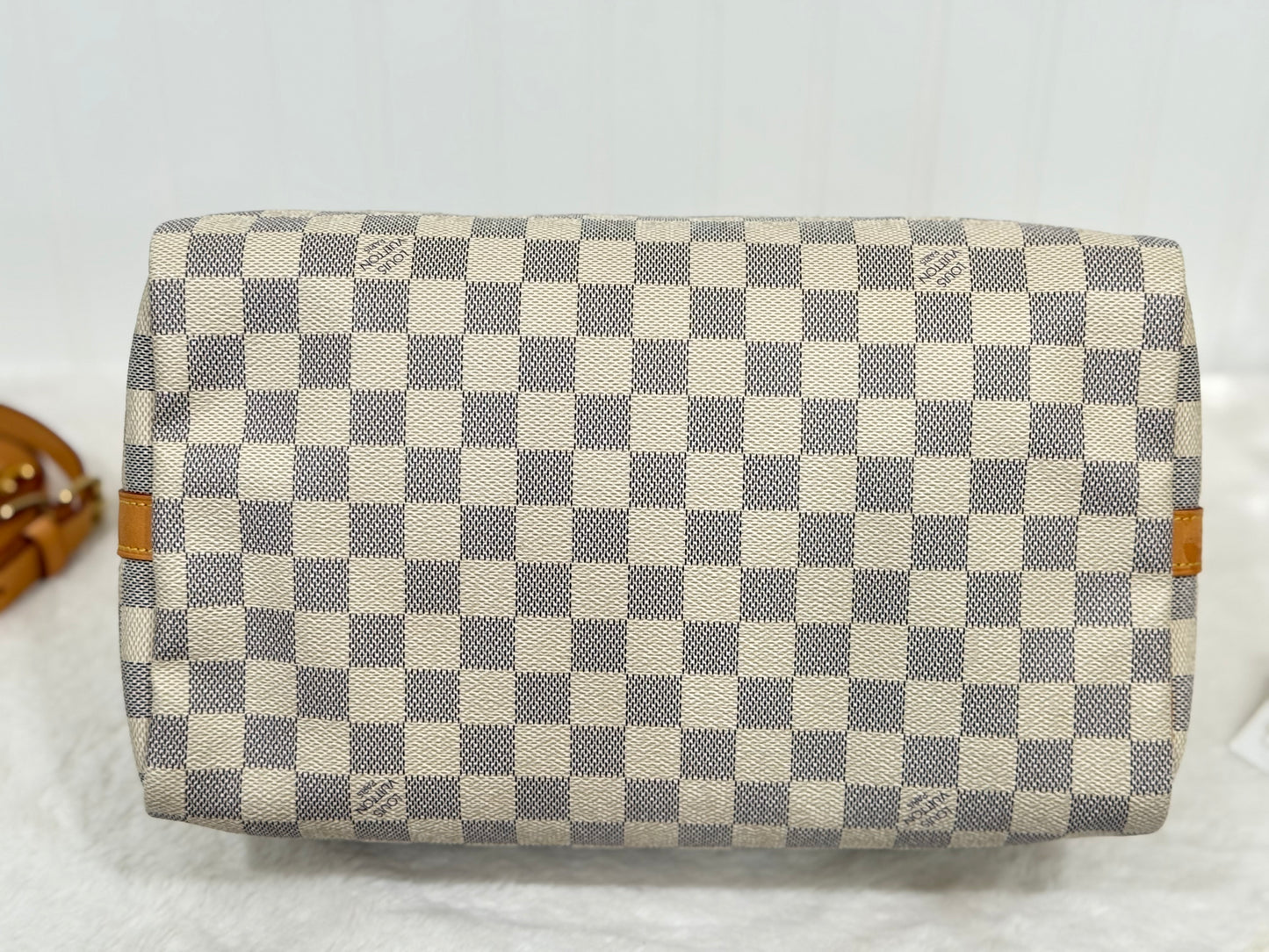 Louis Vuitton Speedy 30 Bandouliere Damier Azur