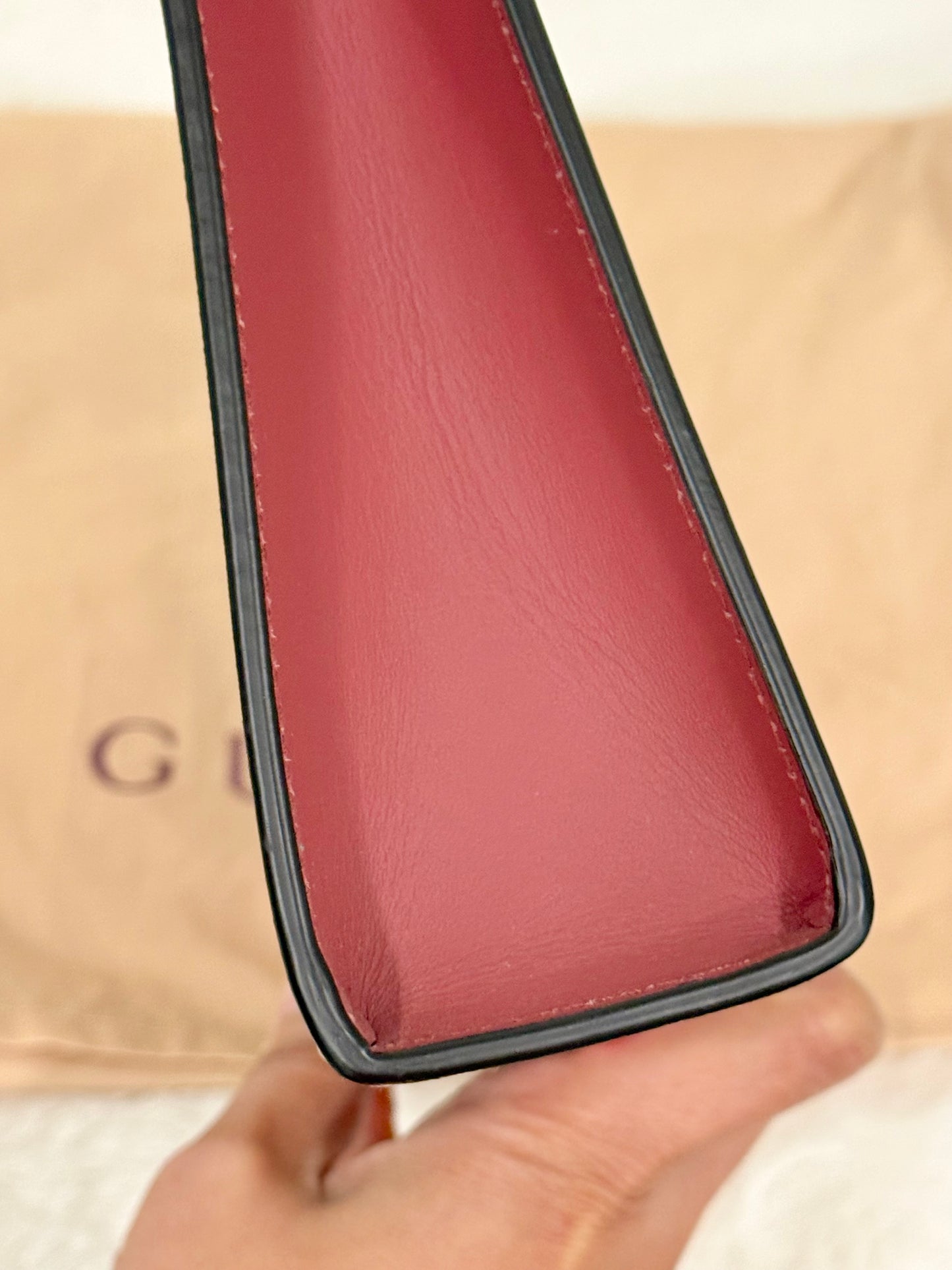 Gucci GG Supreme Ebony/Beige Blooms Clutch