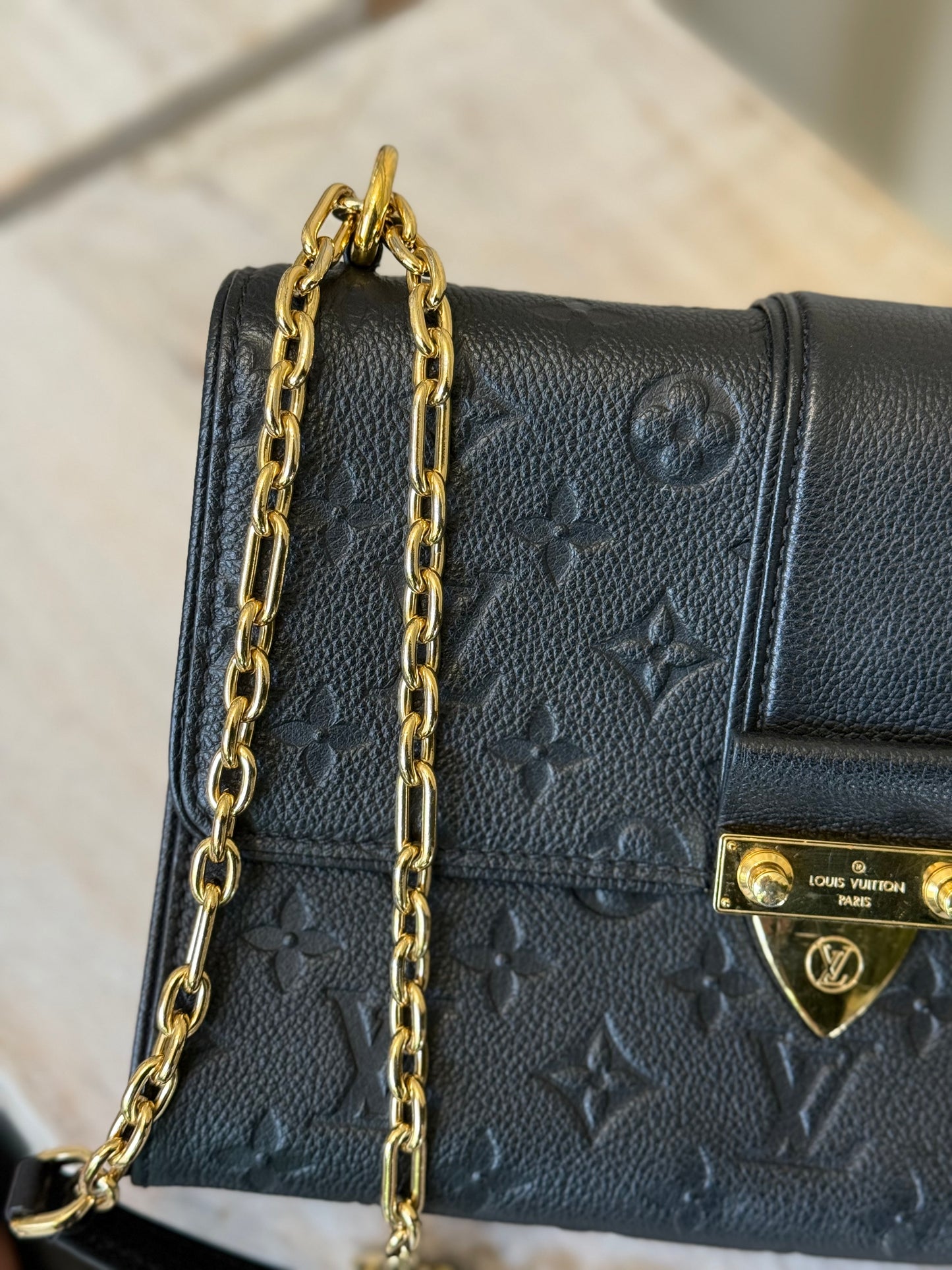 Louis Vuitton Saint Sulpice PM Mono Empreinte Noir/Black