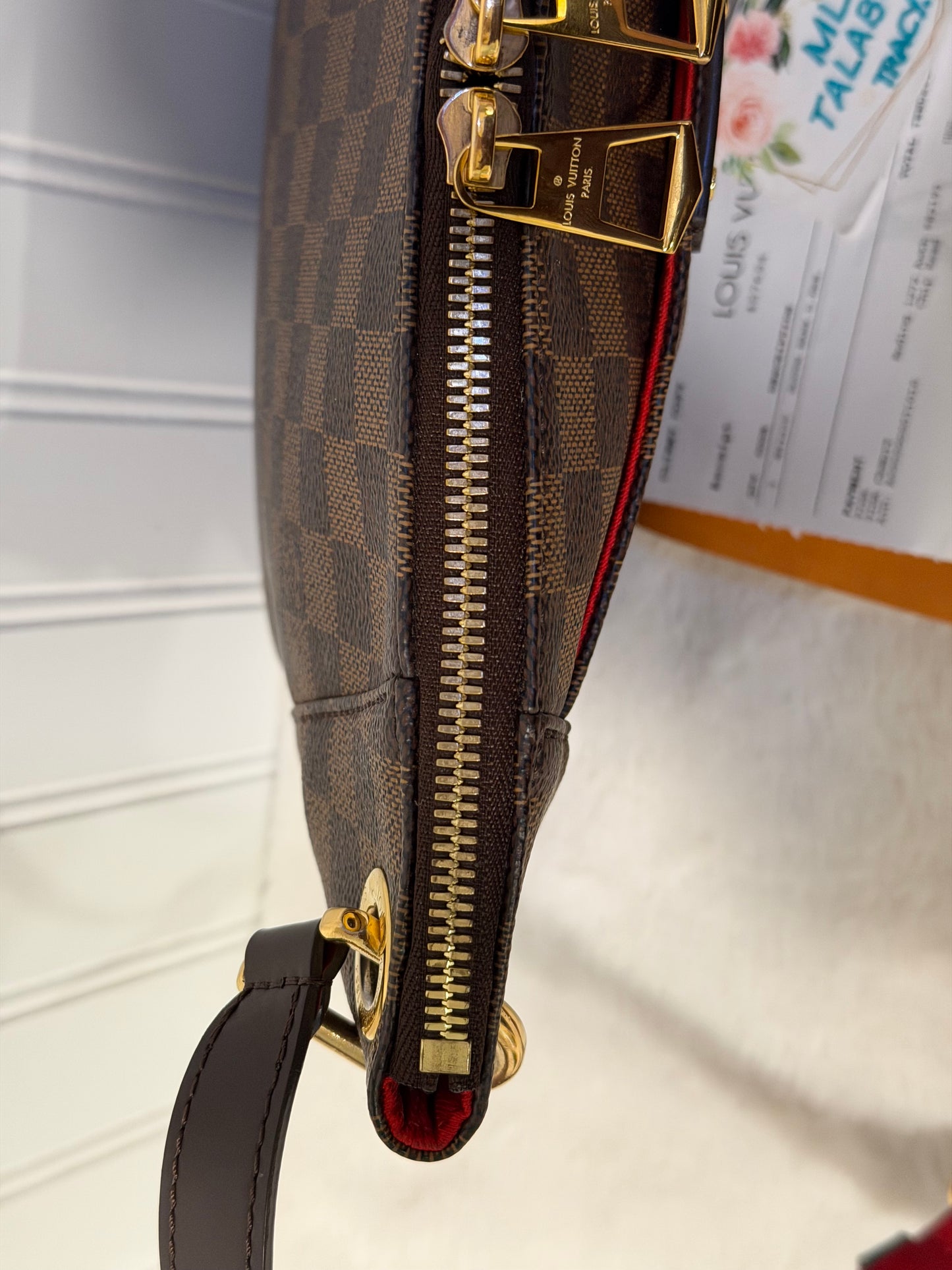 Louis Vuitton South Bank Besace Damier Ebene