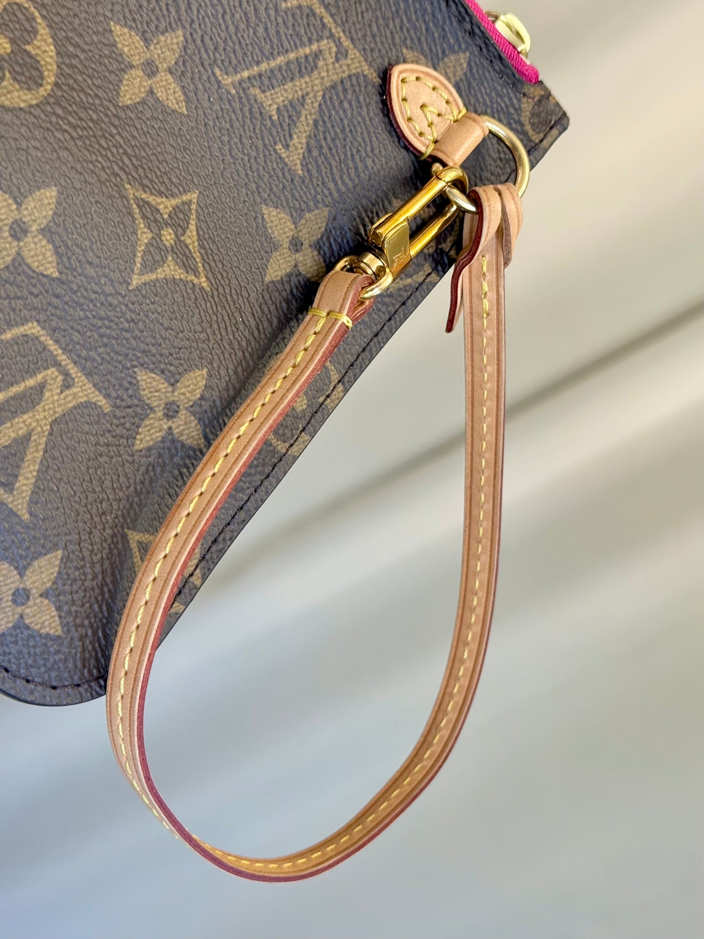 Louis Vuitton Neverfull GM Mono Pivoine Bag and Pouch