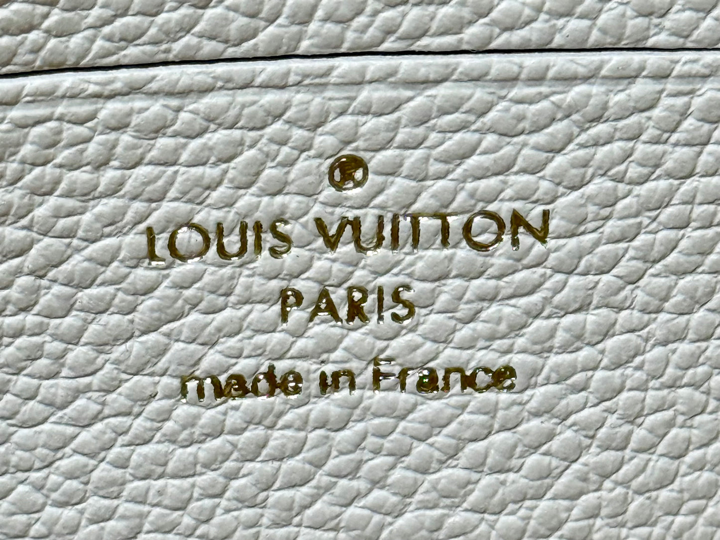 Louis Vuitton Ivy Wallet on Chain Cream Empreinte