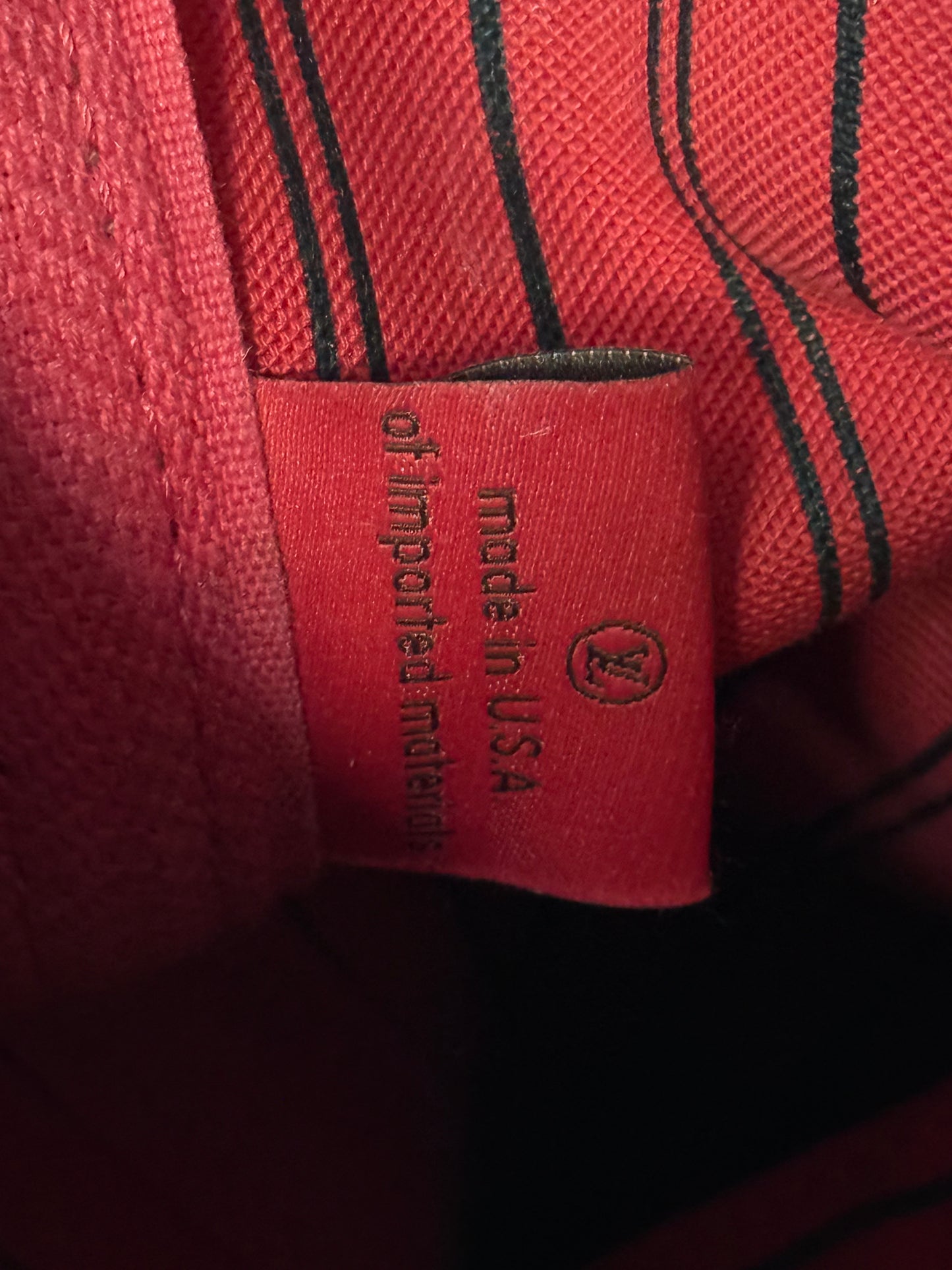 Louis Vuitton Neverfull MM Damier Ebene Cerise