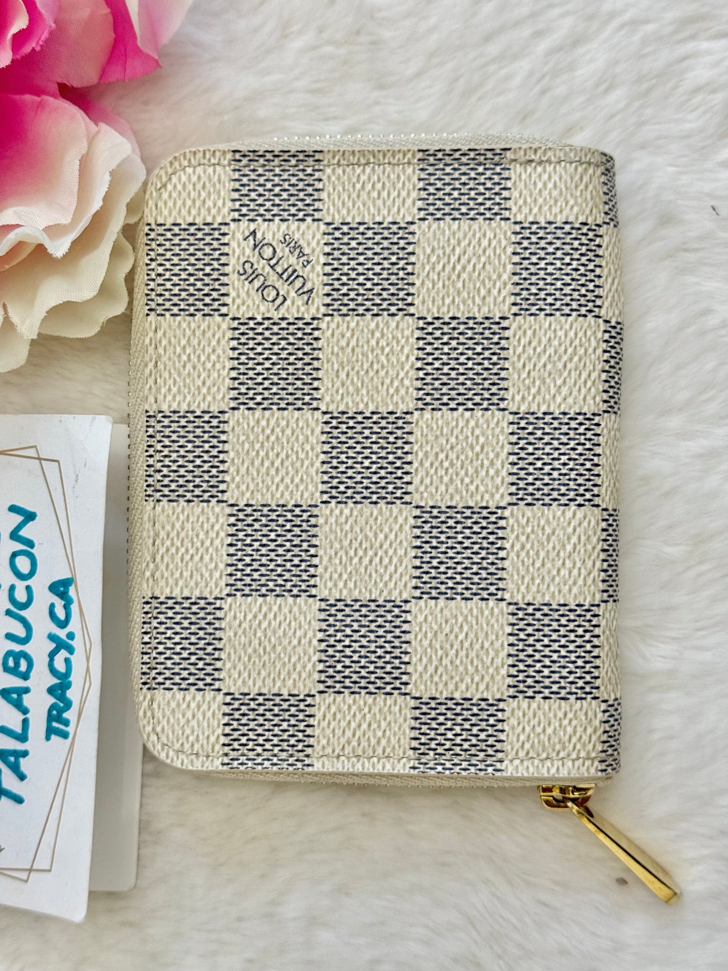Louis Vuitton Zippy Coin Purse Damier Azur