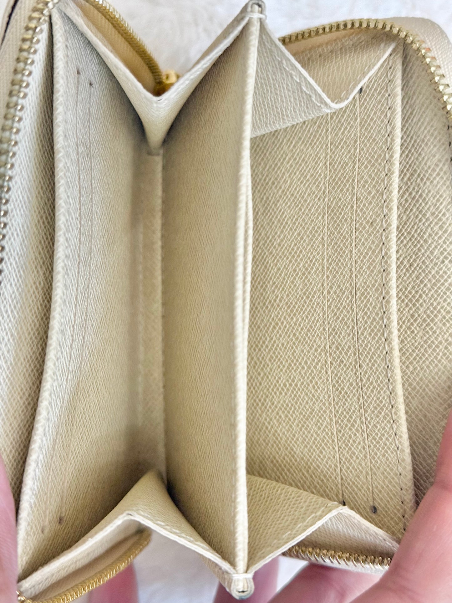Louis Vuitton Zippy Coin Purse Damier Azur