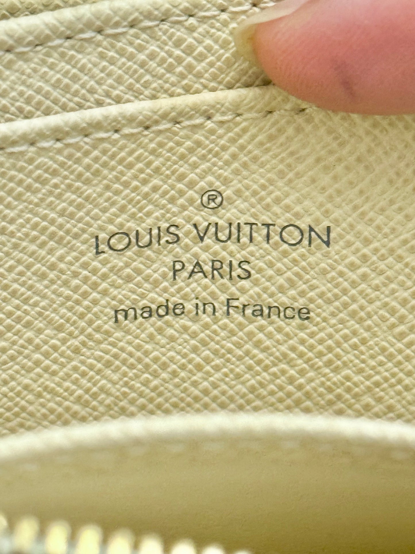Louis Vuitton Zippy Coin Purse Damier Azur