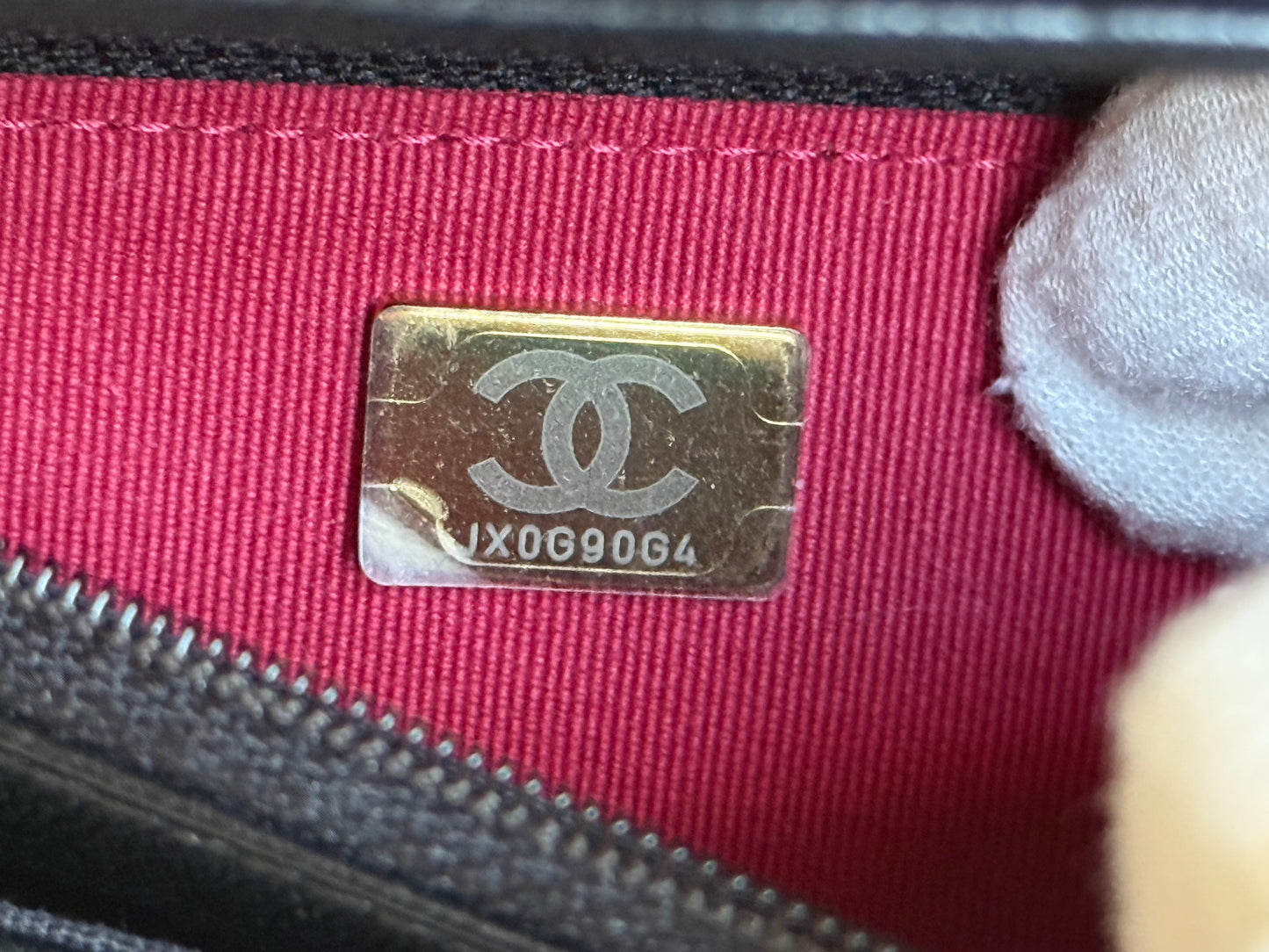 Chanel 23C Wallet on Chain 19 Black Lambskin Mixed HW
