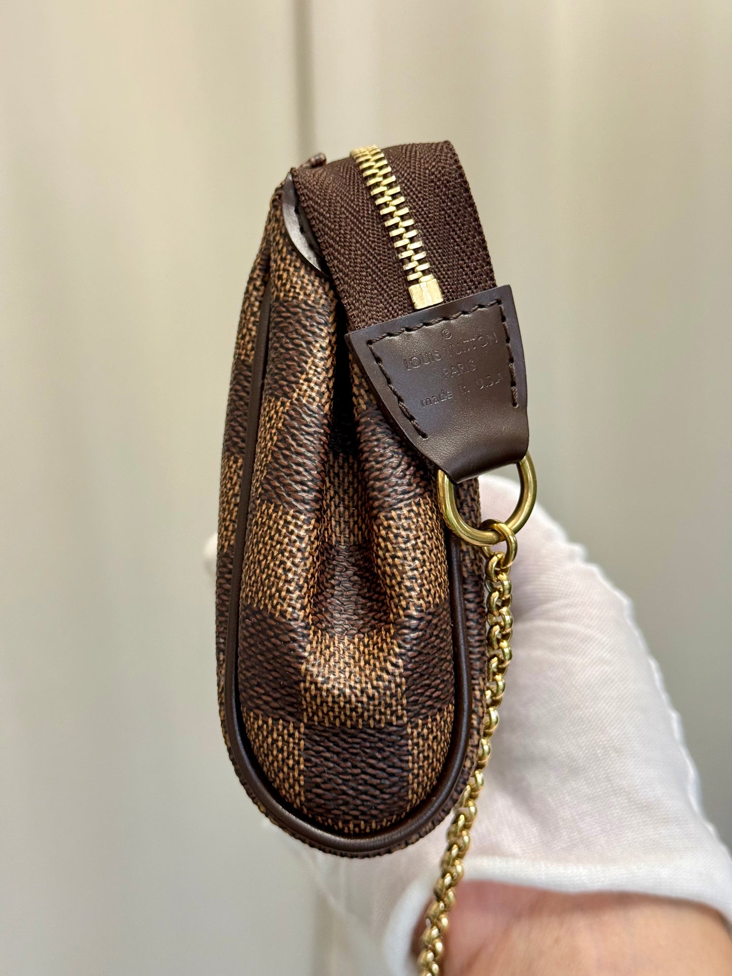 Louis Vuitton Eva Pochette Damier Ebene