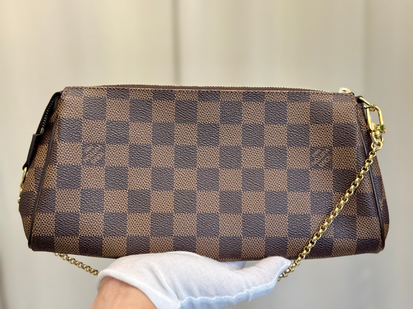 Louis Vuitton Eva Pochette Damier Ebene