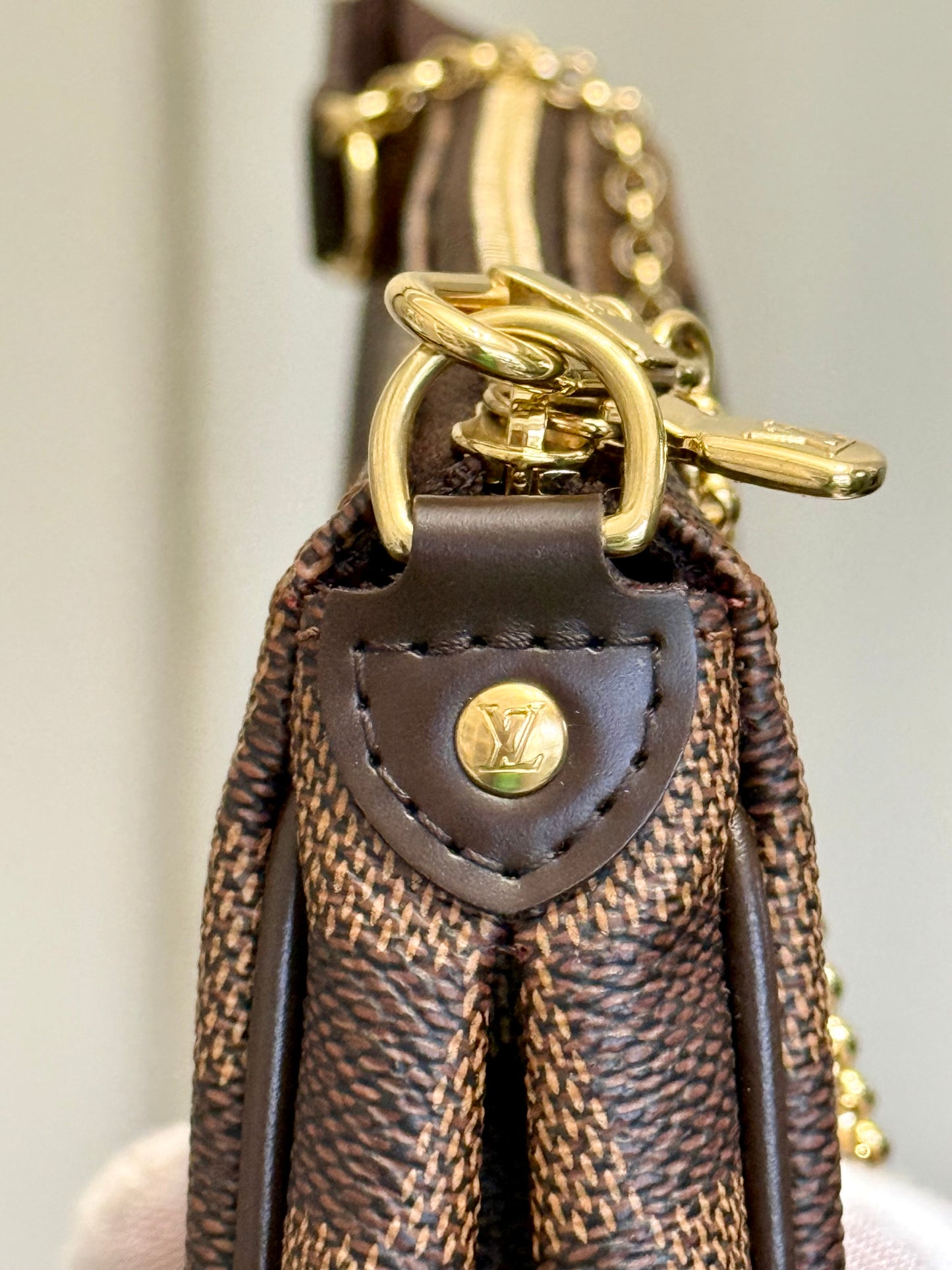 Louis Vuitton Eva Pochette Damier Ebene