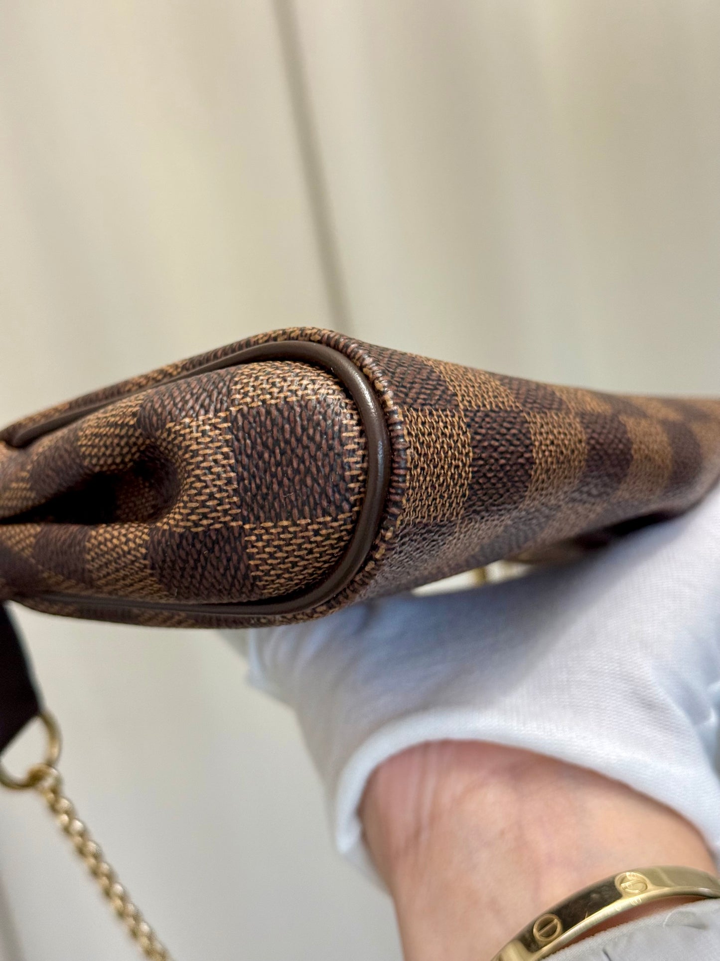 Louis Vuitton Eva Pochette Damier Ebene