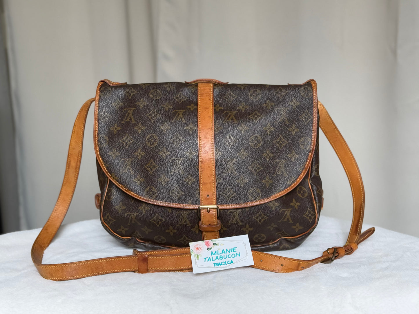 Louis Vuitton Vintage Saumur 35 Monogram