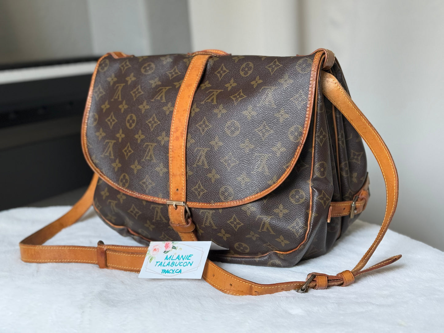 Louis Vuitton Vintage Saumur 35 Monogram