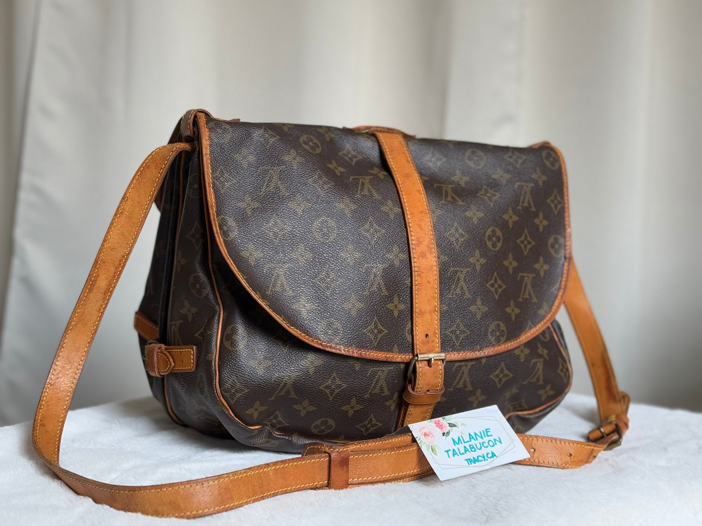 Louis Vuitton Vintage Saumur 35 Monogram