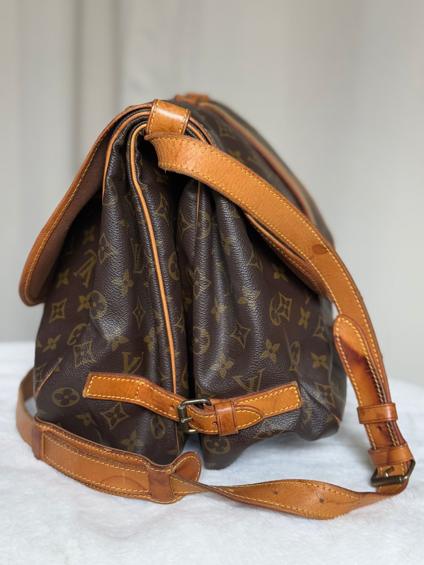 Louis Vuitton Vintage Saumur 35 Monogram