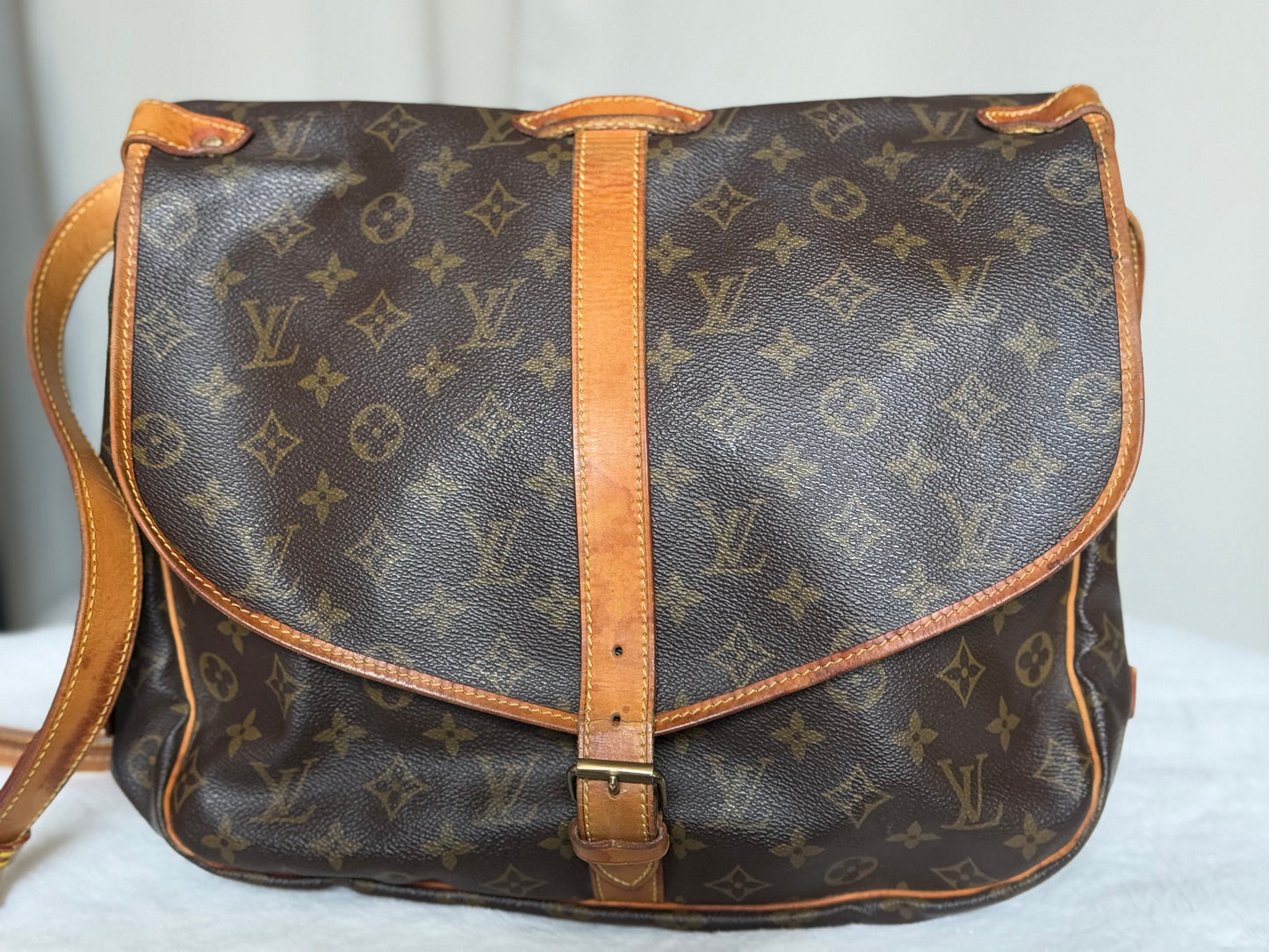 Louis Vuitton Vintage Saumur 35 Monogram