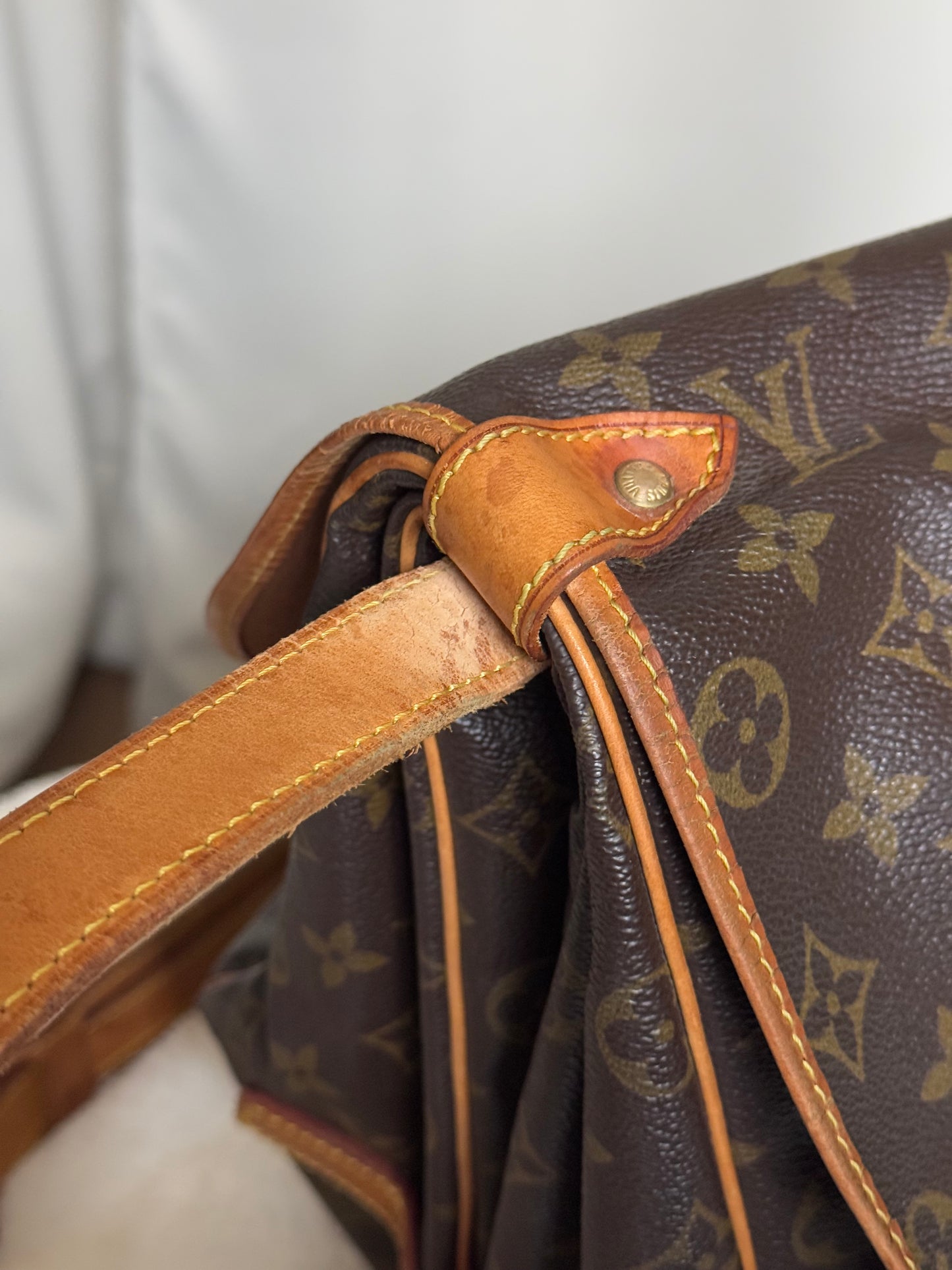 Louis Vuitton Vintage Saumur 35 Monogram