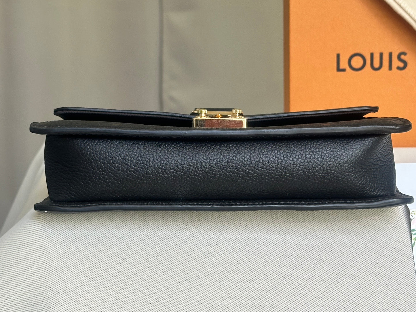 Louis Vuitton Metis Wallet on Chain in Black Mono Empreinte